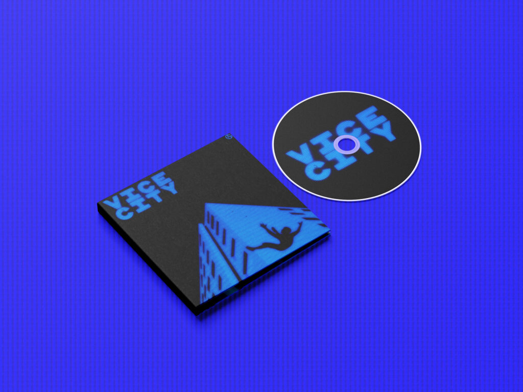 ANGLADE - VICE CITY – Free Simple Digipack Mockup 4