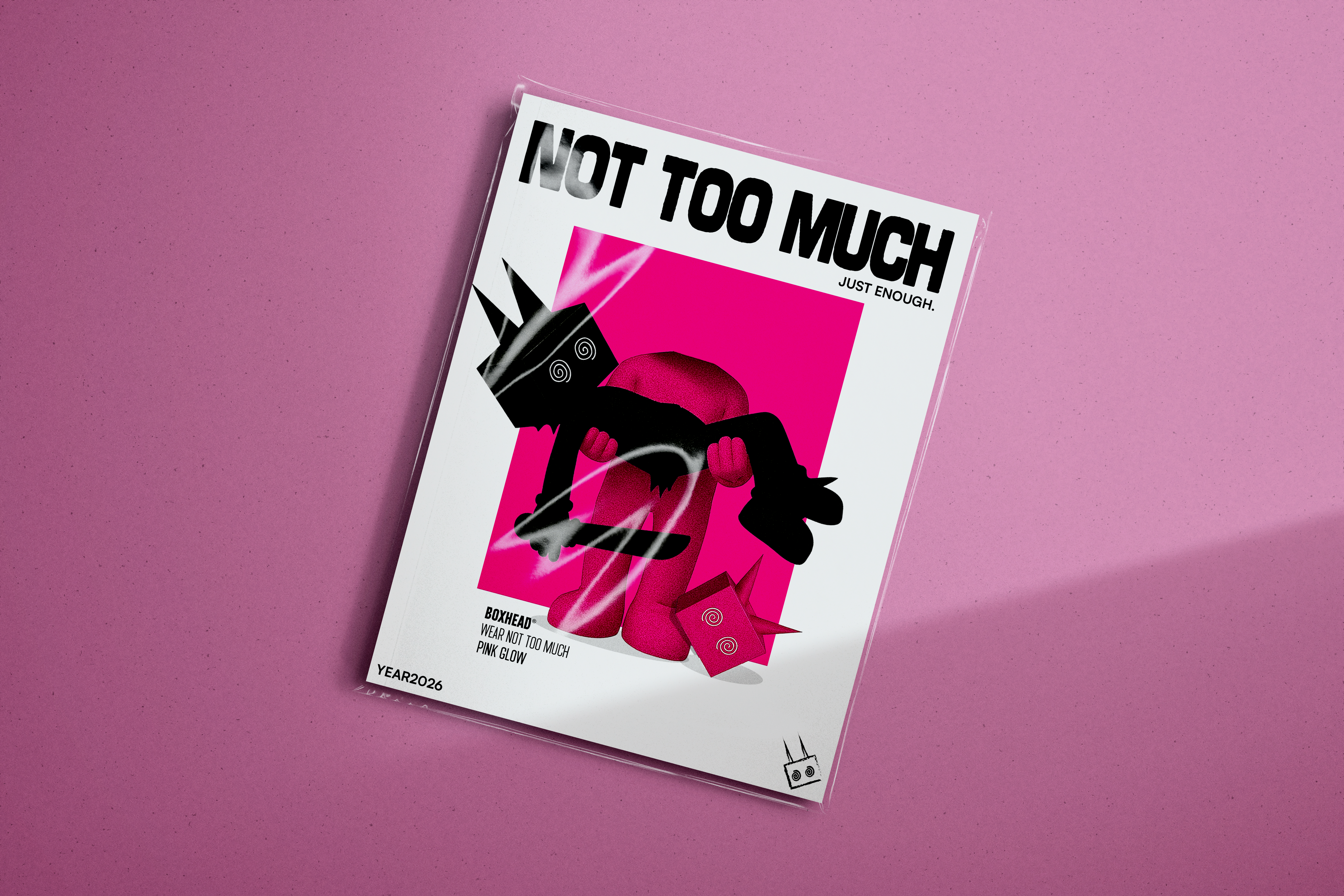 Mockup magazine NOT TOO MUCH – identité visuelle et direction artistique par Noa Durez
